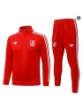 Soldes Veste Survetement Enfant Foot Liverpool 2026/27 Rouge